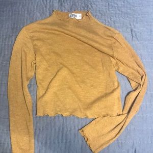 NWT mustard long sleeve
